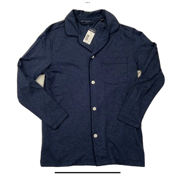 Hart Schaffner Marx Navy Blue Long Sleeve Button Up Sleepwear Shirt S or XL
New - Picture 1 of 16